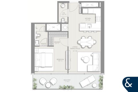 Müüa korter asukohaga Sheikh Zayed Road, Dubai, AÜE: 2 magamistoaga, 117 m² Nr 666531 - pilt 14