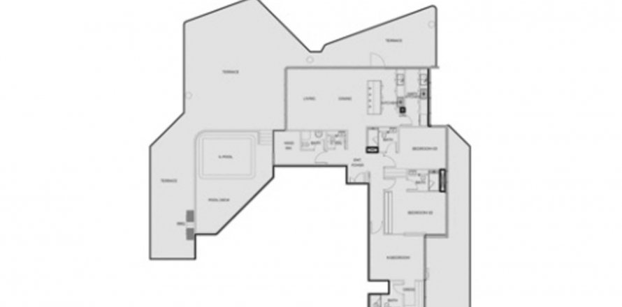 Penthouse në Luxury Canal Residences në Dubai, Emiratet e Bashkuara Arabe 3 dhoma gjumi, 417.32 m2. № 584909
