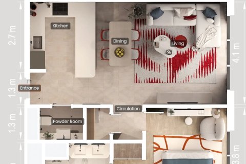Al Marjan Island, Ras Al Khaimah, BAE’de satılık daire 1 yatak odası, 71 m² No 716847 - fotoğraf 1
