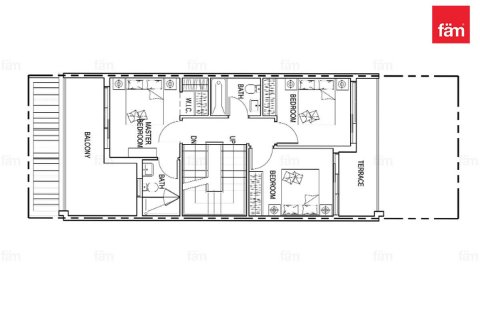 Vila v Dubai, SAE 4 ložnice, 113 m² Č.: 614131 - fotografie 11