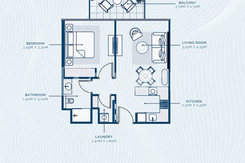Apartamento en venta en Dubai, EAU 2 dormitorios, 107 m2 № 680534 - foto 22