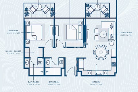 Apartamento en venta en Dubai, EAU 2 dormitorios, 107 m2 № 680534 - foto 24