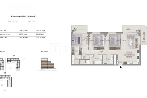 Apartament në Mina Rashid, Dubai, Emiratet e Bashkuara Arabe 1 dhomë gjumi, 79 m2. № 680531 - Foto 22