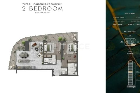 Apartamento en venta en Dubai, EAU 2 dormitorios, 129 m2 № 680537 - foto 28