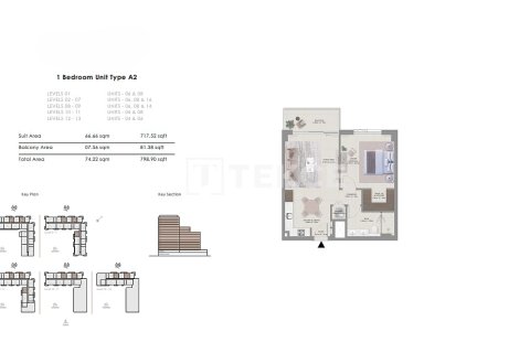 Apartament në Mina Rashid, Dubai, Emiratet e Bashkuara Arabe 2 dhoma gjumi, 122 m2. № 680532 - Foto 10