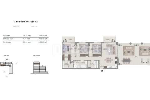 Apartament në Mina Rashid, Dubai, Emiratet e Bashkuara Arabe 2 dhoma gjumi, 122 m2. № 680532 - Foto 25