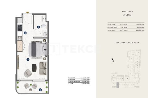 Appartement te koop in Al Wasl, Dubai, VAE 1 kamer, 42 vr.m., nr 730797 - foto 22