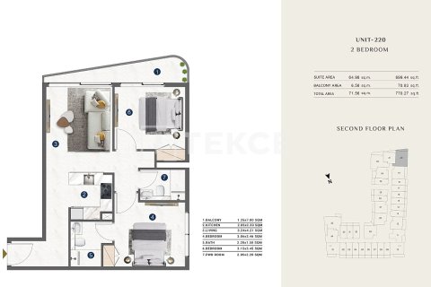 Appartement te koop in Al Wasl, Dubai, VAE 1 kamer, 42 vr.m., nr 730797 - foto 24
