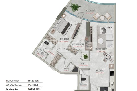Falcon City of Wonders、Dubai、UAE にあるマンション販売中 1部屋、40 m2、No730794 - 写真 25