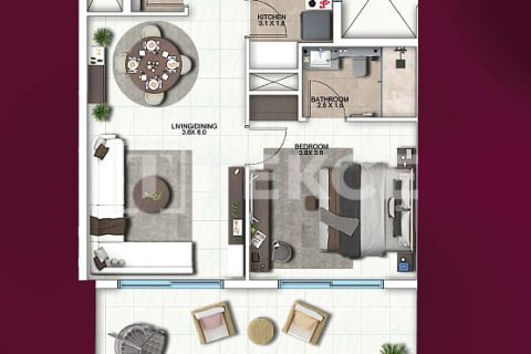Apartment in Dubai, UAE 1 bedroom, 78 sq.m. № 730796 - photo 25
