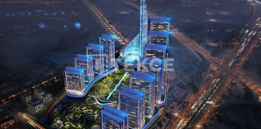 Apartmen di Meydan, Dubai, UAE 1 bilik tidur, 59 meter persegi № 681702