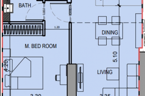 Apartament në Dubai, Emiratet e Bashkuara Arabe 1 dhomë gjumi, 67 m2. № 598603 - Foto 6