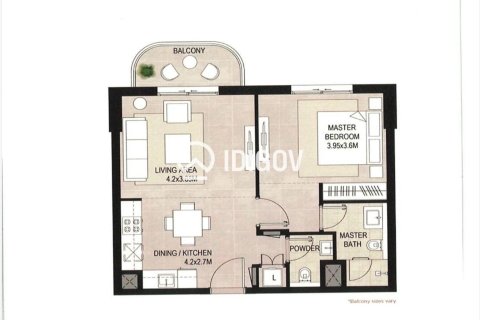 Huoneisto Town Square, Dubai, Arabiemiraatit 1 makuuhuone, 60.85 m2 № 740968 - kuva 11