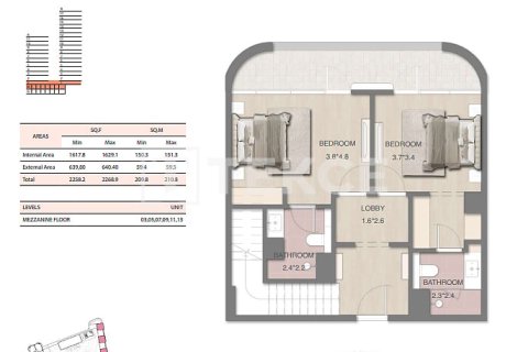 Müüa korter asukohaga Ras Al Khaimah, AÜE: 3 magamistoaga, 195 m² Nr 726191 - pilt 23