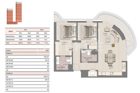 Μεζονέτα σε Ras Al Khaimah, ΗΑΕ 3 υπνοδωμάτια, 258 τ.μ. Αρ. 726190 - φωτογραφία 18