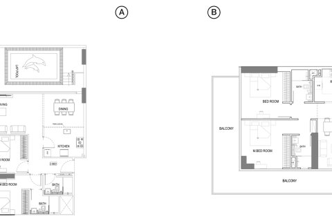 Wohnung zum Verkauf in Jumeirah Village Circle, Dubai, VAE 1 Zimmer, 62 m2 Nr. 728640 - Foto 9
