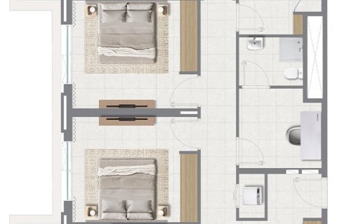 Lakás itt: Dubai South (Dubai World Central), Dubai, EAE, 1 hálószoba, 74 m², azonosító: 704469 - fénykép 13