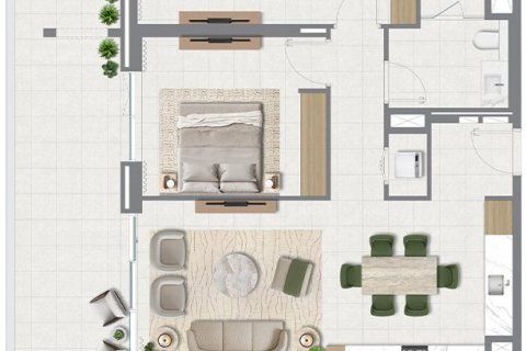 Lakás itt: Dubai South (Dubai World Central), Dubai, EAE, 1 hálószoba, 74 m², azonosító: 704469 - fénykép 12