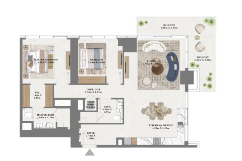 Lakás itt: Dubai Creek Harbour (The Lagoons), Dubai, EAE, 1 hálószoba, 70 m², azonosító: 704468 - fénykép 16
