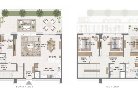 Lakás itt: Dubai Creek Harbour (The Lagoons), Dubai, EAE, 1 hálószoba, 70 m², azonosító: 704468 - fénykép 18