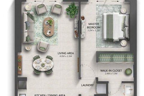 Apartament në Maritime City, Dubai, Emiratet e Bashkuara Arabe 1 dhomë gjumi, 73 m2. № 704466 - Foto 28