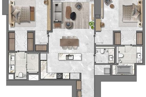 阿联酋 Dubai 待售 : 1 卧, 78 平方米 , 编号704467 - 照片 19