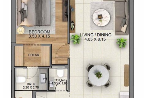 Dubai, संयुक्त अरब अमीरात में अपार्टमेंट, 1 बेडरूम, 96 वर्ग मीटर, संख्या 704472 - फ़ोटो 10