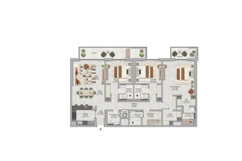 Apartman u gradu Dubai Land, UAE 1 spavaća soba, 84 m2 Br. 704390 - Slika 10