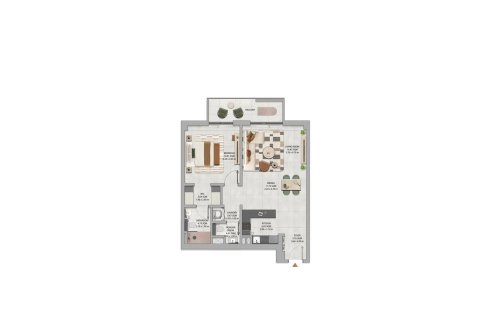 Apartman u gradu Dubai Land, UAE 1 spavaća soba, 84 m2 Br. 704390 - Slika 8