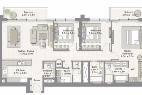 Apartament do wynajęcia w Dubai Creek Harbour (The Lagoons), Dubai, ZEA 3 sypialnie, 159.70025700 mkw., nr 738780 - zdjęcie 10