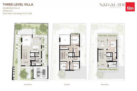 Vilë në Dubai, Emiratet e Bashkuara Arabe 4 dhoma gjumi, 505.2 m2. № 652326 - Foto 25