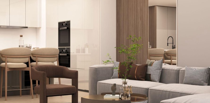 Apartmen di Dubai, UAE 1 bilik tidur, 77.9 meter persegi № 691283