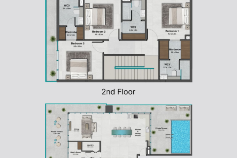 Byt v Jumeirah Village Circle, Dubai, SAE 1 pokoj, 111 m² Č.: 732647 - fotografie 12