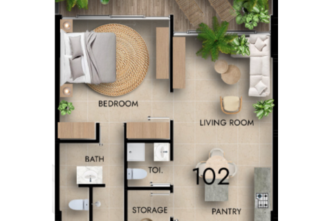 Купить квартиру в Arjan, Дубай, ОАЭ 1 комната, 41м2, № 732645 - фото 8