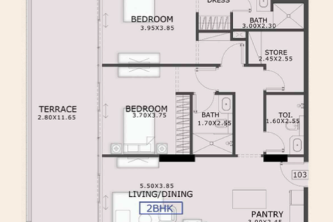 Appartement te koop in Jumeirah Village Circle, Dubai, VAE 1 kamer, 39 vr.m., nr 732648 - foto 8