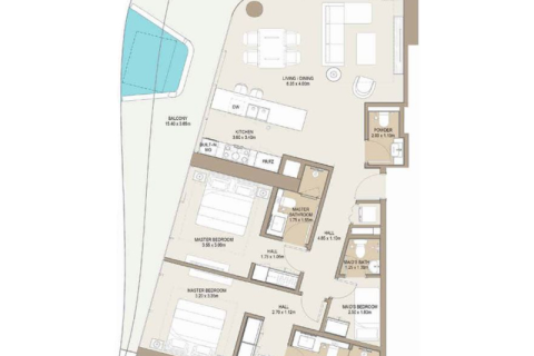 Wohnung zum Verkauf in City of Arabia, Dubai, VAE 1 Zimmer, 37 m2 Nr. 732644 - Foto 9