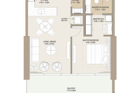 Wohnung zum Verkauf in City of Arabia, Dubai, VAE 1 Zimmer, 37 m2 Nr. 732644 - Foto 8