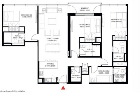 Üürile anda korter asukohaga Mohammed Bin Rashid City, Dubai, AÜE: 3 magamistoaga, 136 m² Nr 697325 - pilt 8
