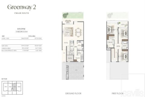 Huvila Dubai South (Dubai World Central), Dubai, Arabiemiraatit 3 makuuhuonetta, 172 m2 № 680925 - kuva 12