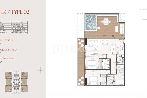 Διαμέρισμα σε Jumeirah Village Circle, Dubai, ΗΑΕ 2 υπνοδωμάτια, 162 τ.μ. Αρ. 720386 - φωτογραφία 16