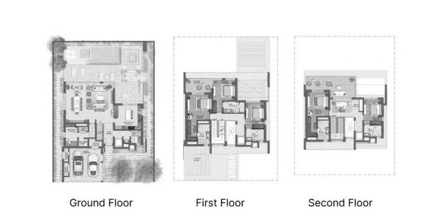 Vila v Naseem Al Jurf v Ghantoot, Abu Dhabi, SAE 7 spální, 429.96 m2 č. 740285