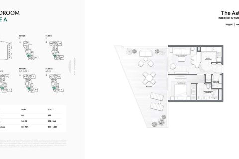 Huoneisto Al Marjan Island, Ras Al Khaimah, Arabiemiraatit 2 makuuhuonetta, 119 m2 № 656865 - kuva 18
