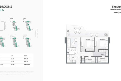 Huoneisto Al Marjan Island, Ras Al Khaimah, Arabiemiraatit 2 makuuhuonetta, 119 m2 № 656865 - kuva 21