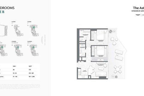 Müüa korter asukohaga Al Marjan Island, Ras Al Khaimah, AÜE: 2 magamistoaga, 101 m² Nr 656868 - pilt 22