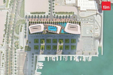 Apartament në Dubai Harbour, Emiratet e Bashkuara Arabe 3 dhoma gjumi, 212.4 m2. № 596070 - Foto 9