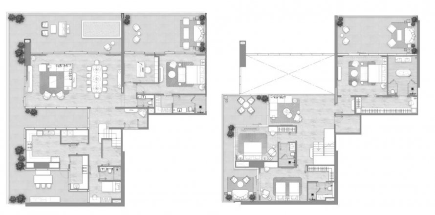Apartment in Kempinski Marina Residences in Dubai Marina, UAE 4 bedrooms, 614.14 sq.m. № 458758