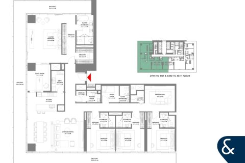 Apartment in Dubai Harbour, UAE 4 bedrooms, 402 sq.m. № 697734 - photo 11