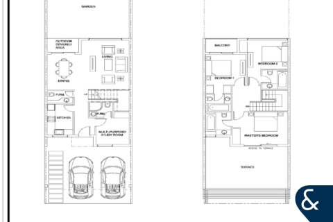 Купить таунхаус в DAMAC Hills (Akoya by DAMAC), Дубай, ОАЭ 3 спальни, 152м2, № 697738 - фото 13
