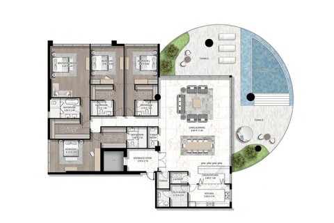 Appartamento in vendita a Dubai, EAU 3 camere da letto, 395 mq. № 704580 - foto 6