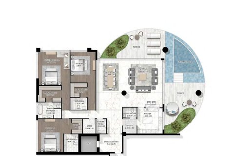 Appartamento in vendita a Dubai, EAU 3 camere da letto, 395 mq. № 704580 - foto 5